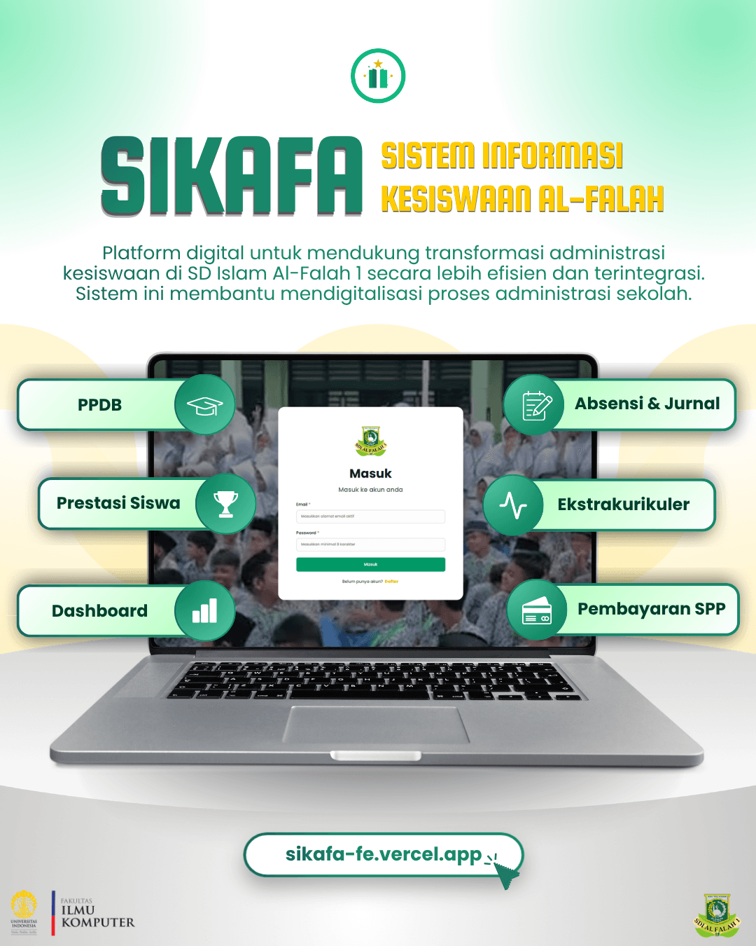 SIKAFA school information system overview poster