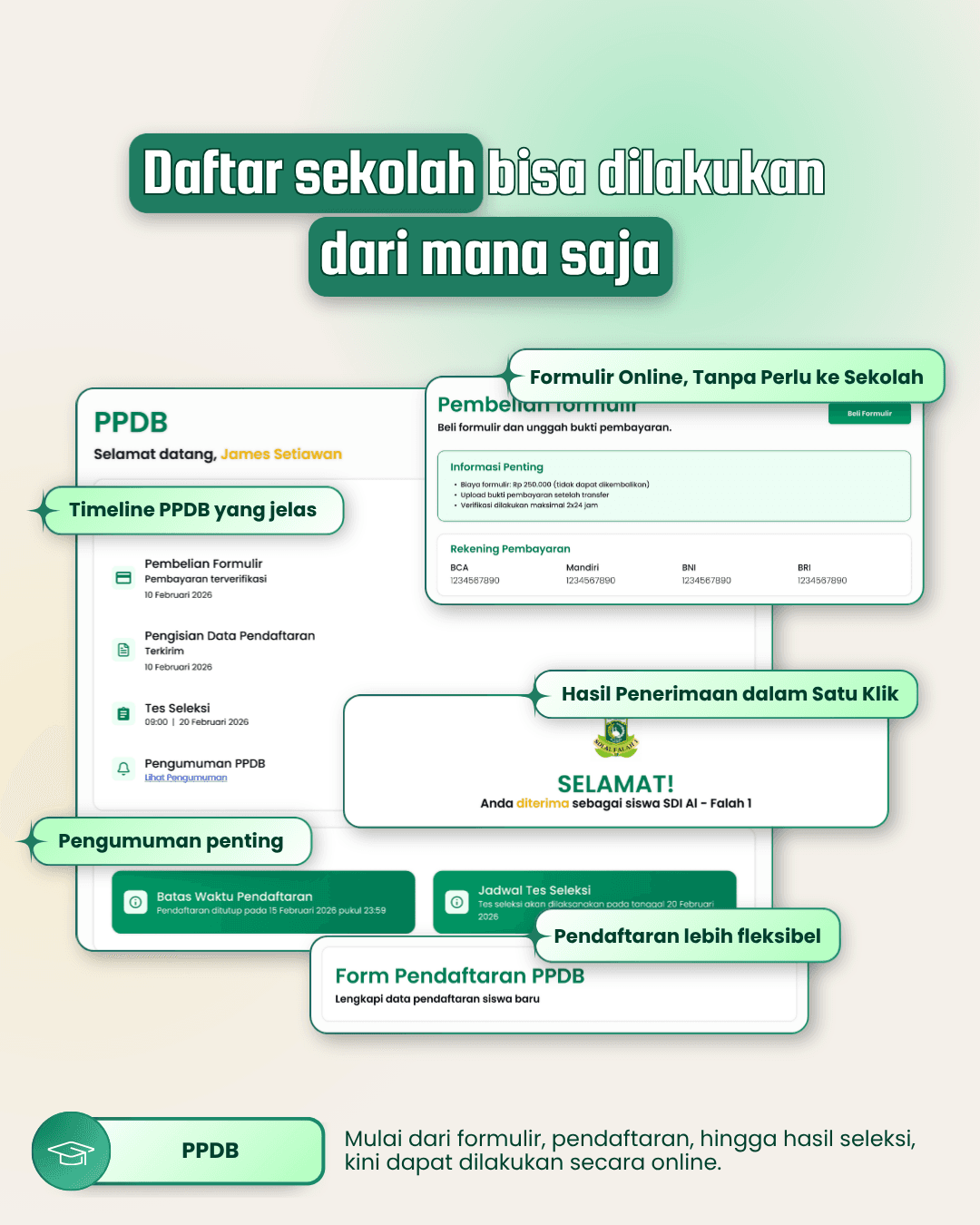 SIKAFA online student admissions workflow