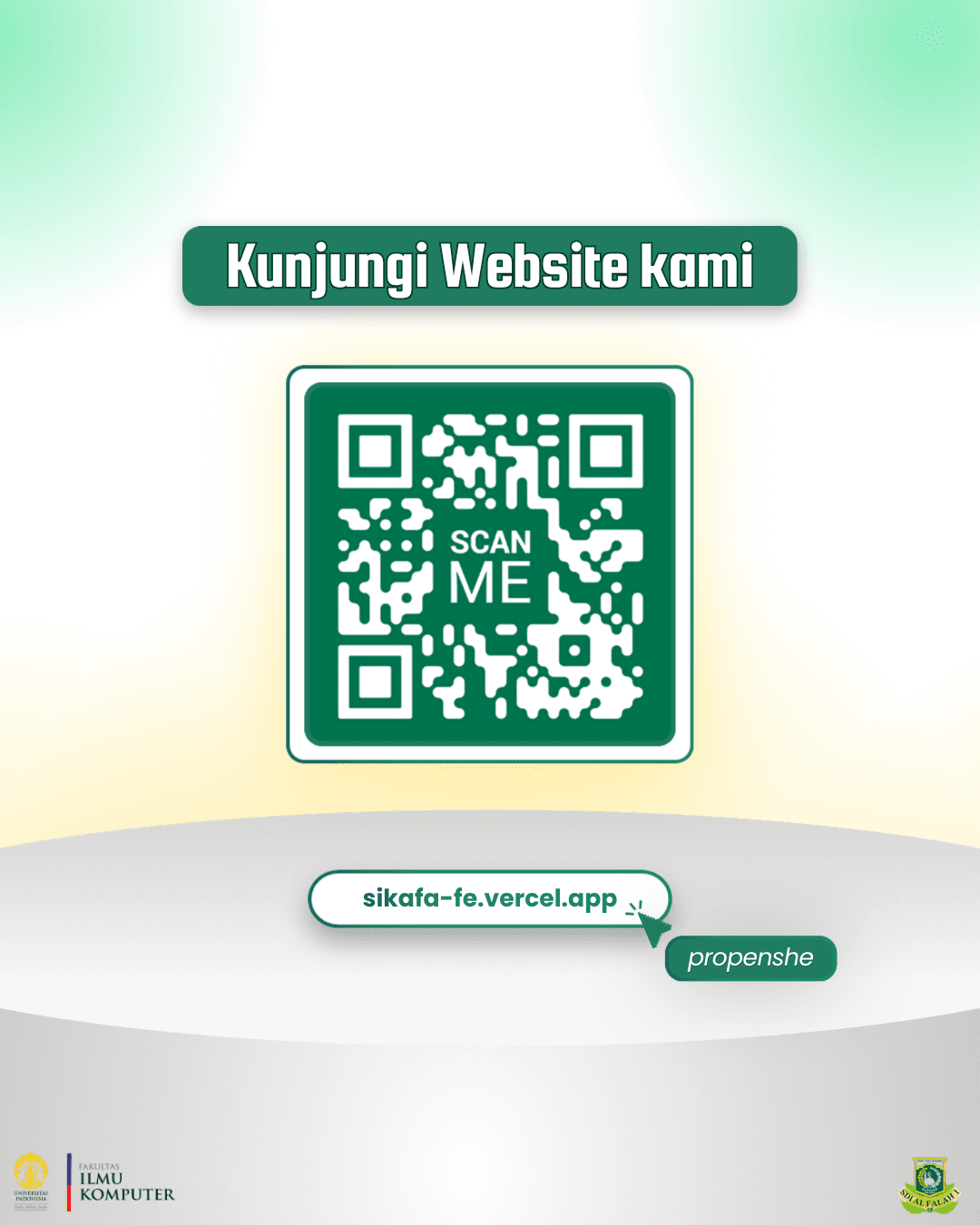 SIKAFA website poster with QR code